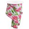 RG Ribbon: 2.5" Tulip Print Wired Ribbon for Bows, Wreath Accents, Crafts, and Decorations - White, Green, Pink